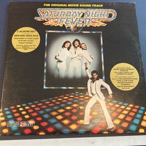 Saturday Night Fever Movie Soundtrack Set of 2